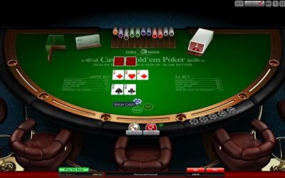 Online poker table