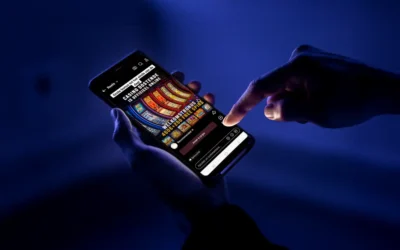 Slot machine on the screen of iPhone