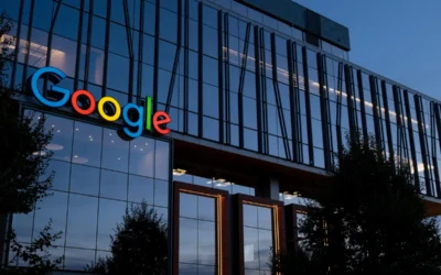 Google corp. logo on building