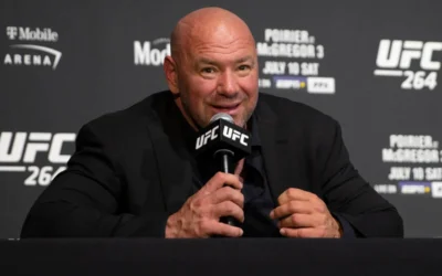 Owner of UFC promotion, Dana White