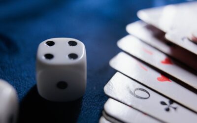 Dice and playing cards
