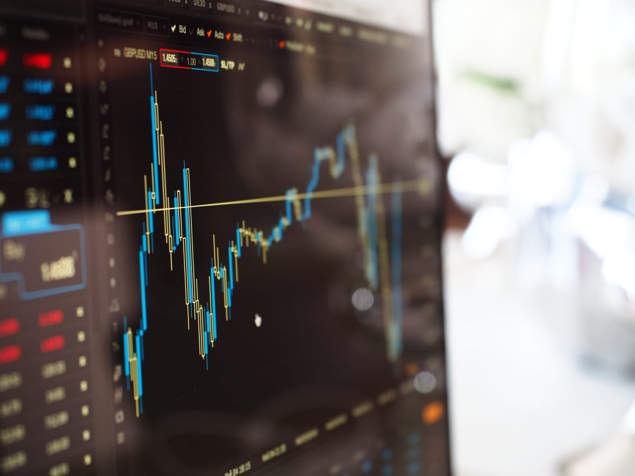 Crypto trading graphic