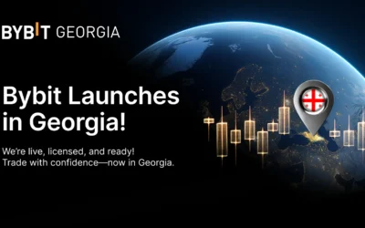 Bybit poster. Launch in Georgia.