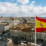 Spanish city and flag