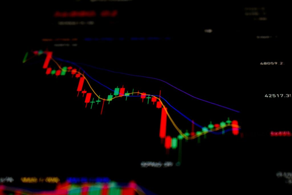 Prediction markets trading platform displaying real-time event probability charts